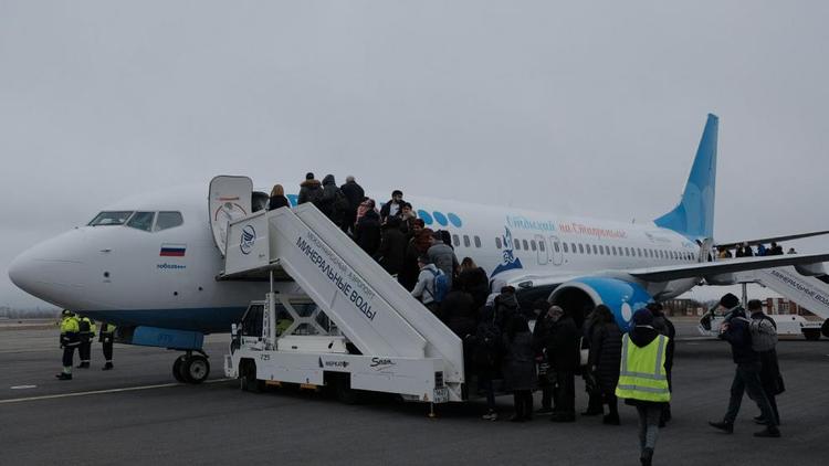 Пассажиропоток на международных направлениях вырос в аэропорту Минеральных Вод