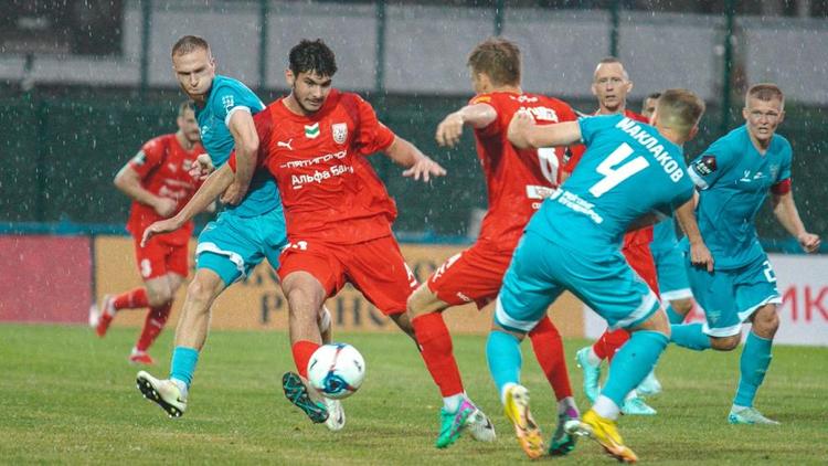 Футболисты пятигорского «Машука-КМВ» ушли на зимний перерыв 