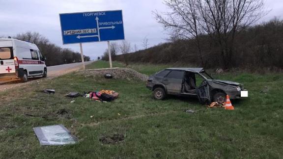 Ремни безопасности спасли в ДТП жизни пассажирам на Ставрополье