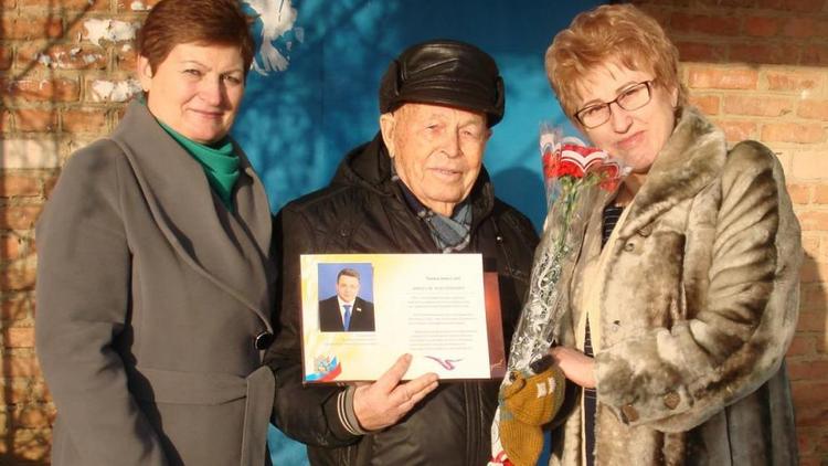 Ветеран труда в селе Кевсала отметил 90-летие