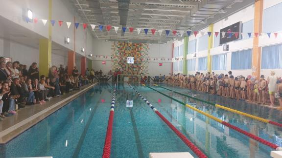 Соревнования по плаванию прошли в новой школе Кисловодска