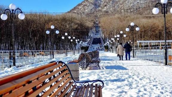 Железноводск стал одним из популярных направлений лечебного отдыха в зимний сезон