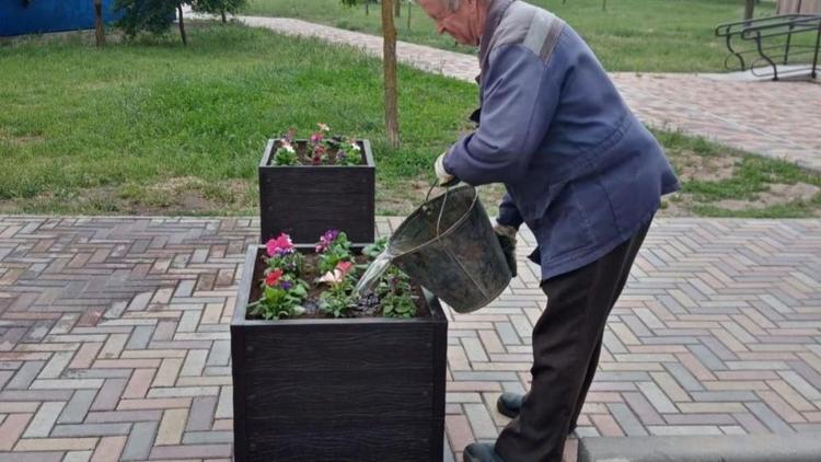 В Буденновском округе внедряют уличный экодизайн