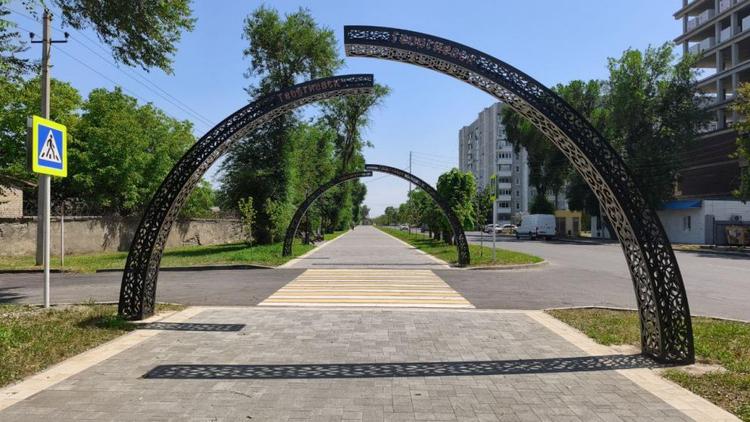 В Георгиевске благоустроили ещё одну общественную территорию