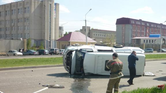 В Ставрополе «Камаз» протаранил маршрутку