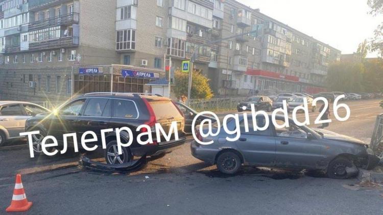 Двое взрослых и ребёнок пострадали в ДТП в Ставрополе