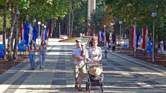 В Ессентуках в День города заново открыли обновленный парк Победы