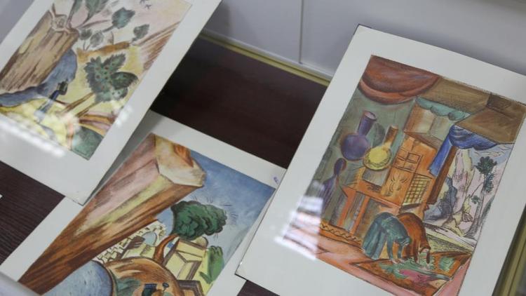 «Горная Бухара» в жанре автолитографии представлена в Ставропольской краевой библиотеке