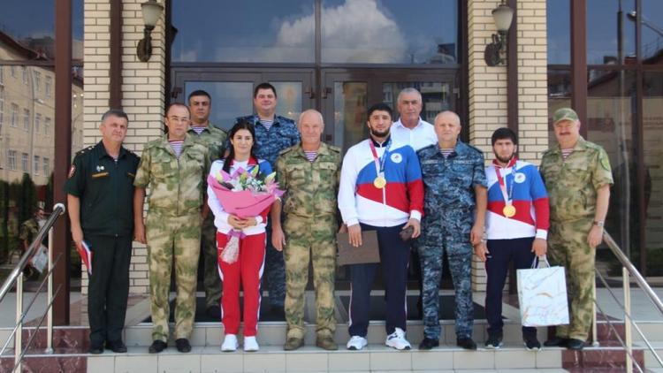 На Олимпиаде в Токио выступили военнослужащие Росгвардии СКФО