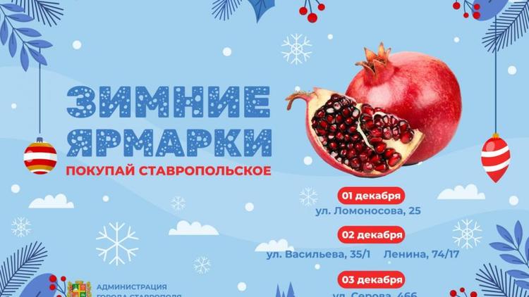 Ярмарки выходного дня продолжат работать в Ставрополе зимой