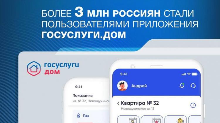 Более 32 тысяч человек на Ставрополье используют приложение «Госуслуги.Дом»