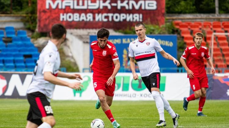 Футболисты пятигорского «Машука-КМВ» потерпели домашнее поражение от «Текстильщика»