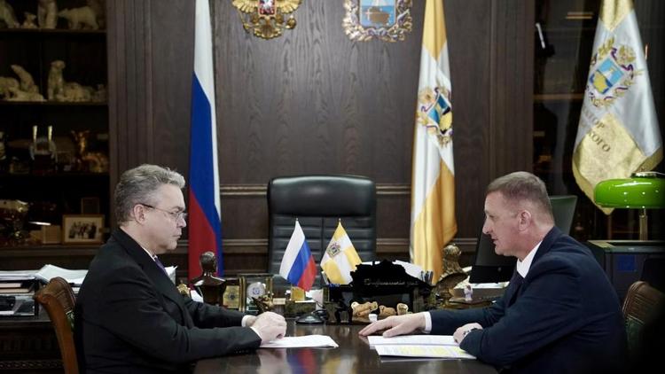 Владимир Владимиров провёл рабочую встречу с министром природных ресурсов и охраны окружающей среды края