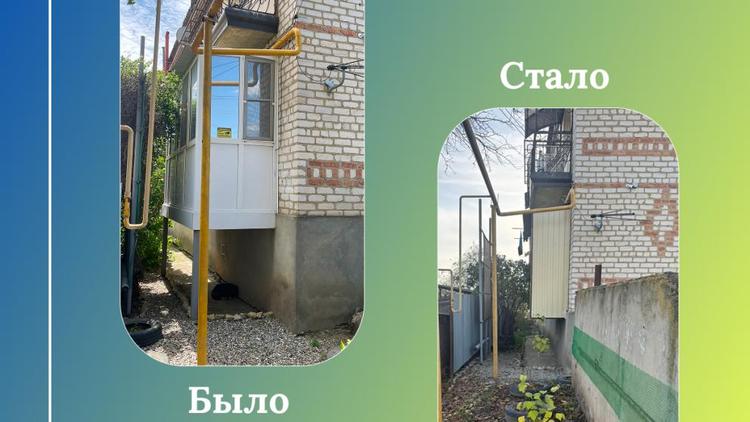 Житель Ипатово незаконно увеличил балкон в квартире