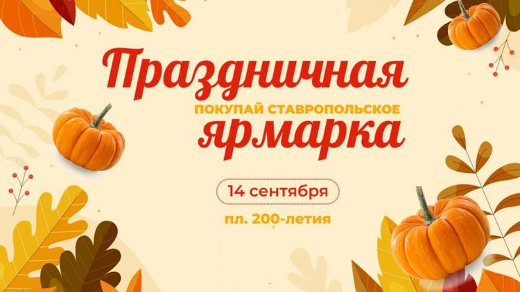 Жителей и гостей Ставрополя приглашают на праздничную ярмарку
