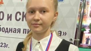 Юная жительница Ставрополя победила на первенстве ЮФО по бильярду