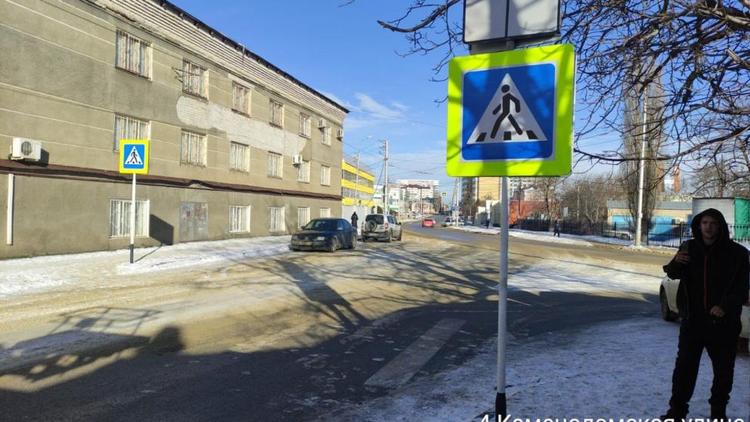 В Ставрополе заменили более сотни дорожных знаков