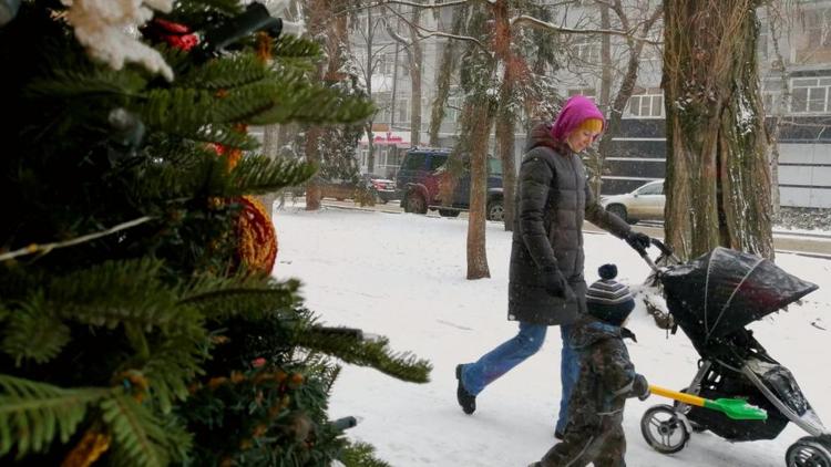 Морозная и снежная погода продолжится на Ставрополье