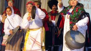 Фольклорный ансамбль казачьей песни «Благовест» из Георгиевска выступил в Ставрополе
