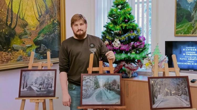 Новые пейзажи, посвящённые Рождеству, представляет галерея в Ставрополе