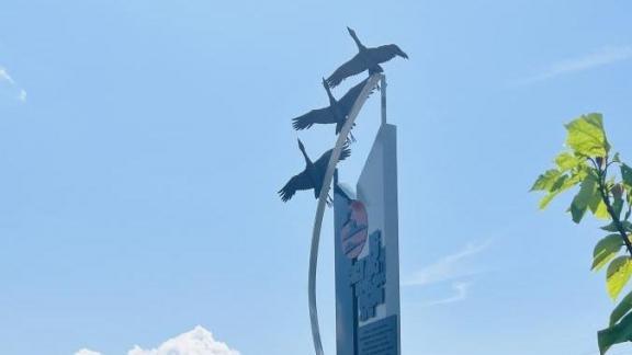 В селе Шангала завершили благоустройство Сада Победы