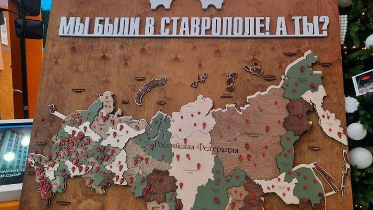 Стенд Ставрополья в Москве в день краевой столицы посетили гости из 83 регионов