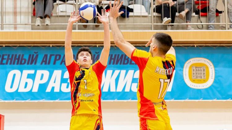 Волейболисты ставропольского «Колоса» добыли две победы в Буденновске