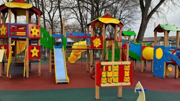 В селе Старомарьевка появится новая детская площадка
