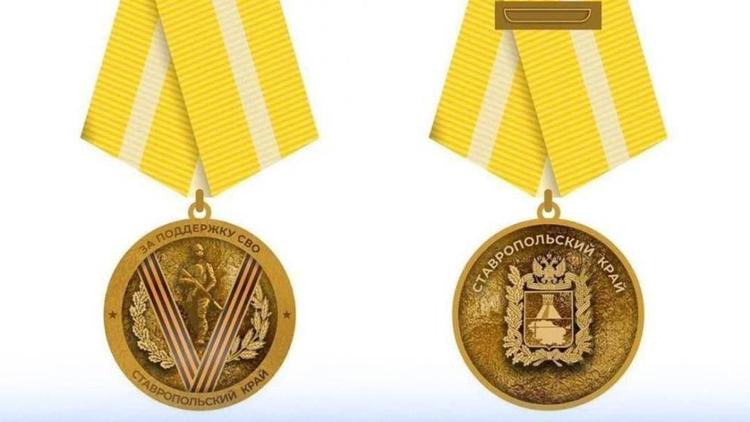 На Ставрополье определили первых получателей медалей за поддержку СВО